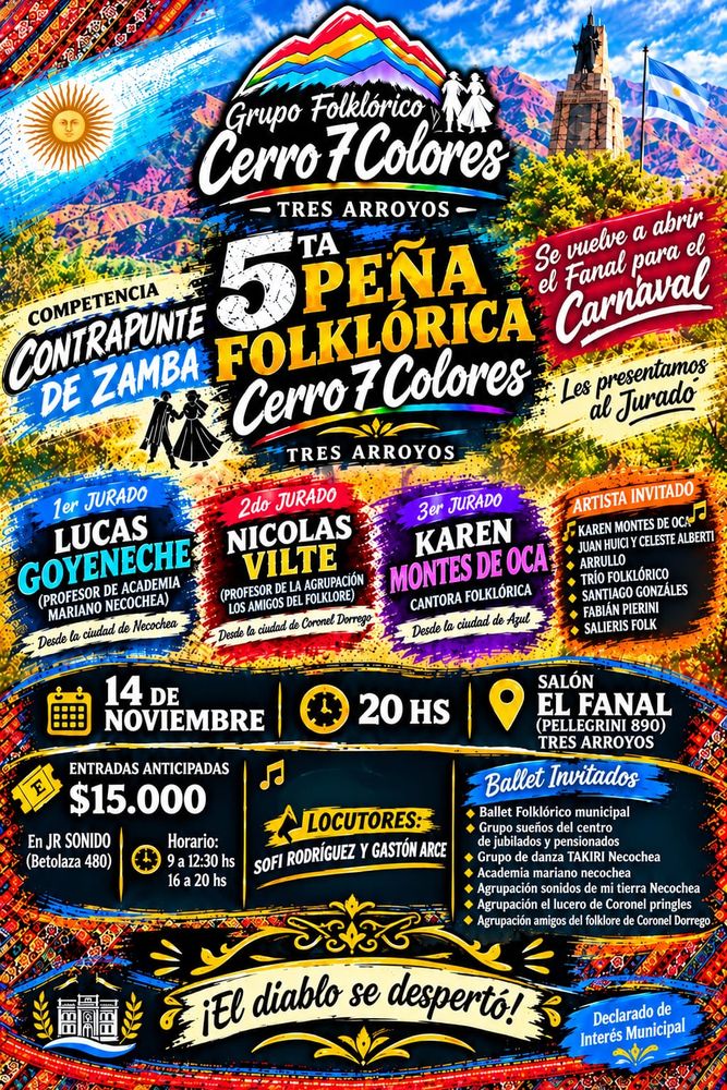 Peña Cerro 7 Colores