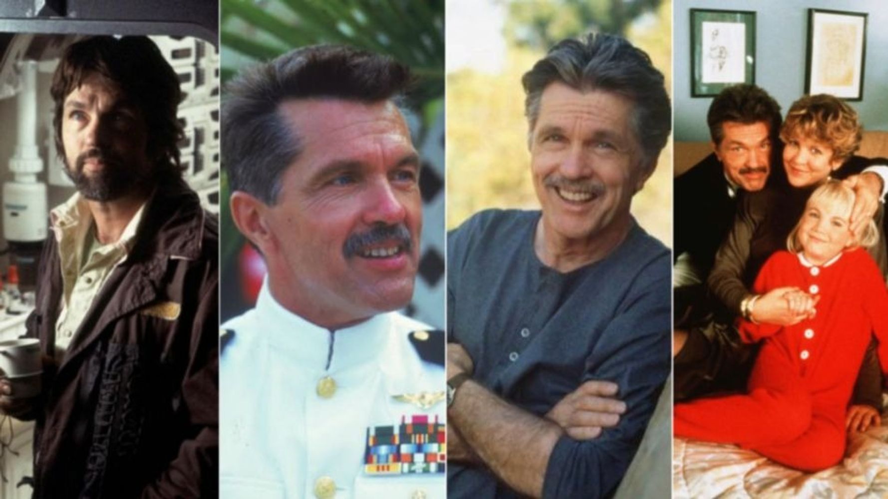 Tom Skerritt junto a Tom Cruise en el clásico de acción “Top Gun”.