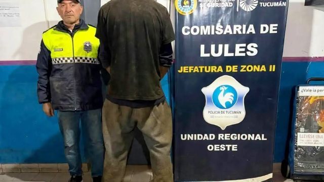 Oponer resistencia e insultar a los efectivos lo llevó a la Comisaría de Lules.