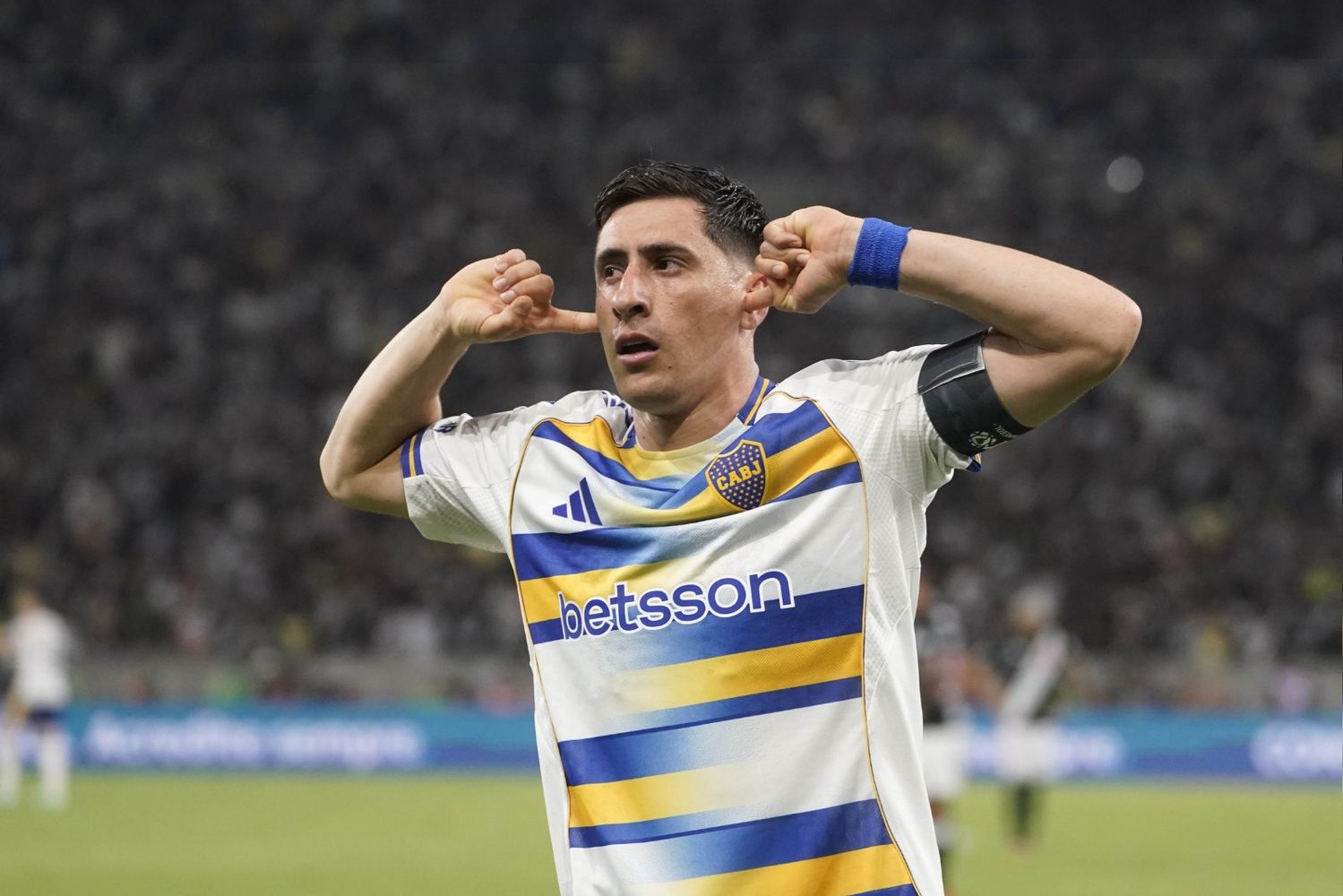 Miguel Merentiel, goleador de Boca.
