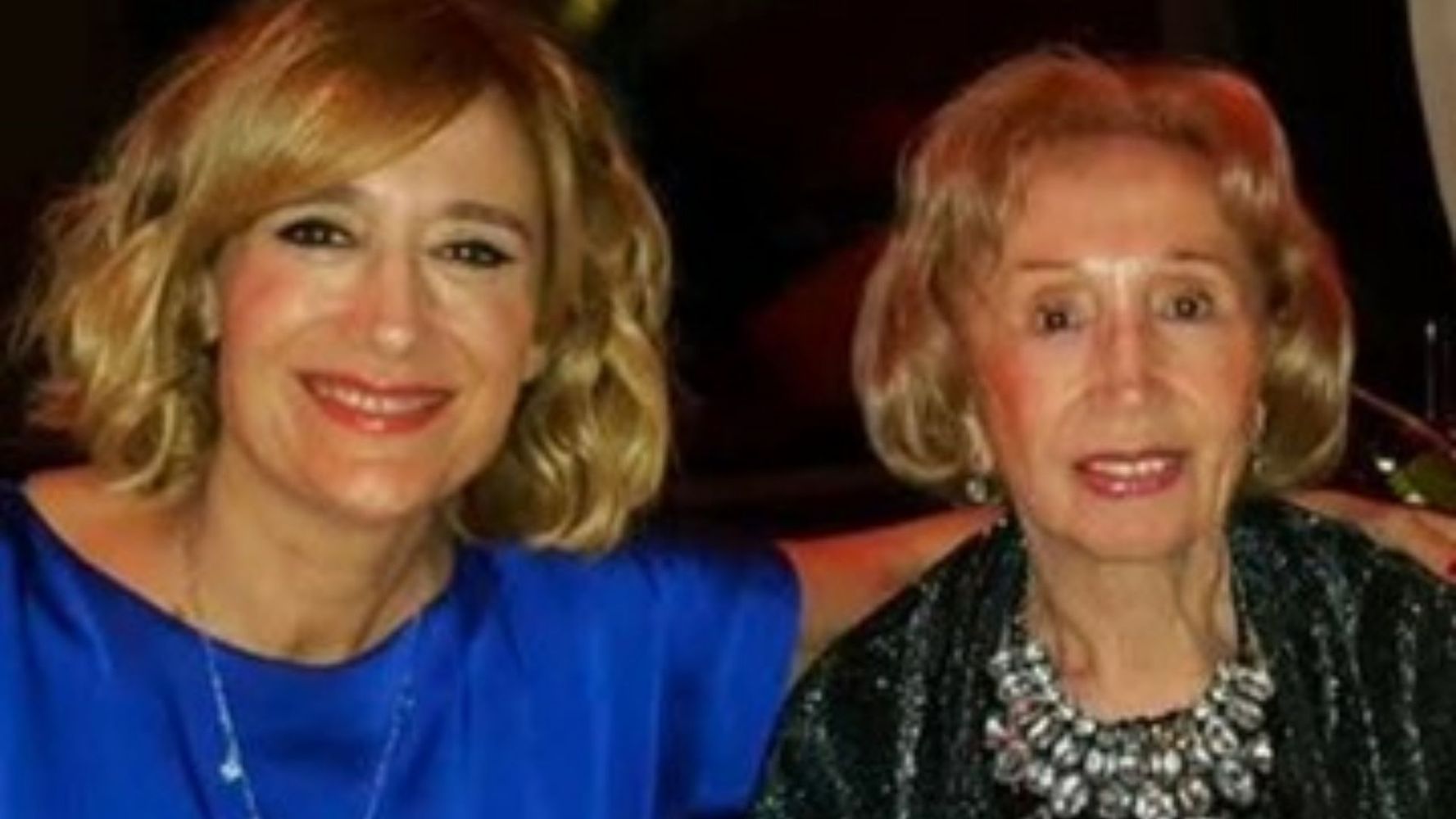 Marcela Coronel y Berta, su madre.