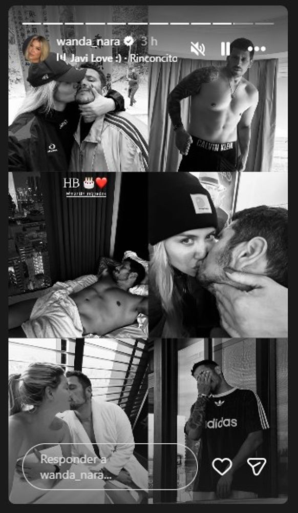 Las fotos íntima de Wanda Nara y Martín Migueles