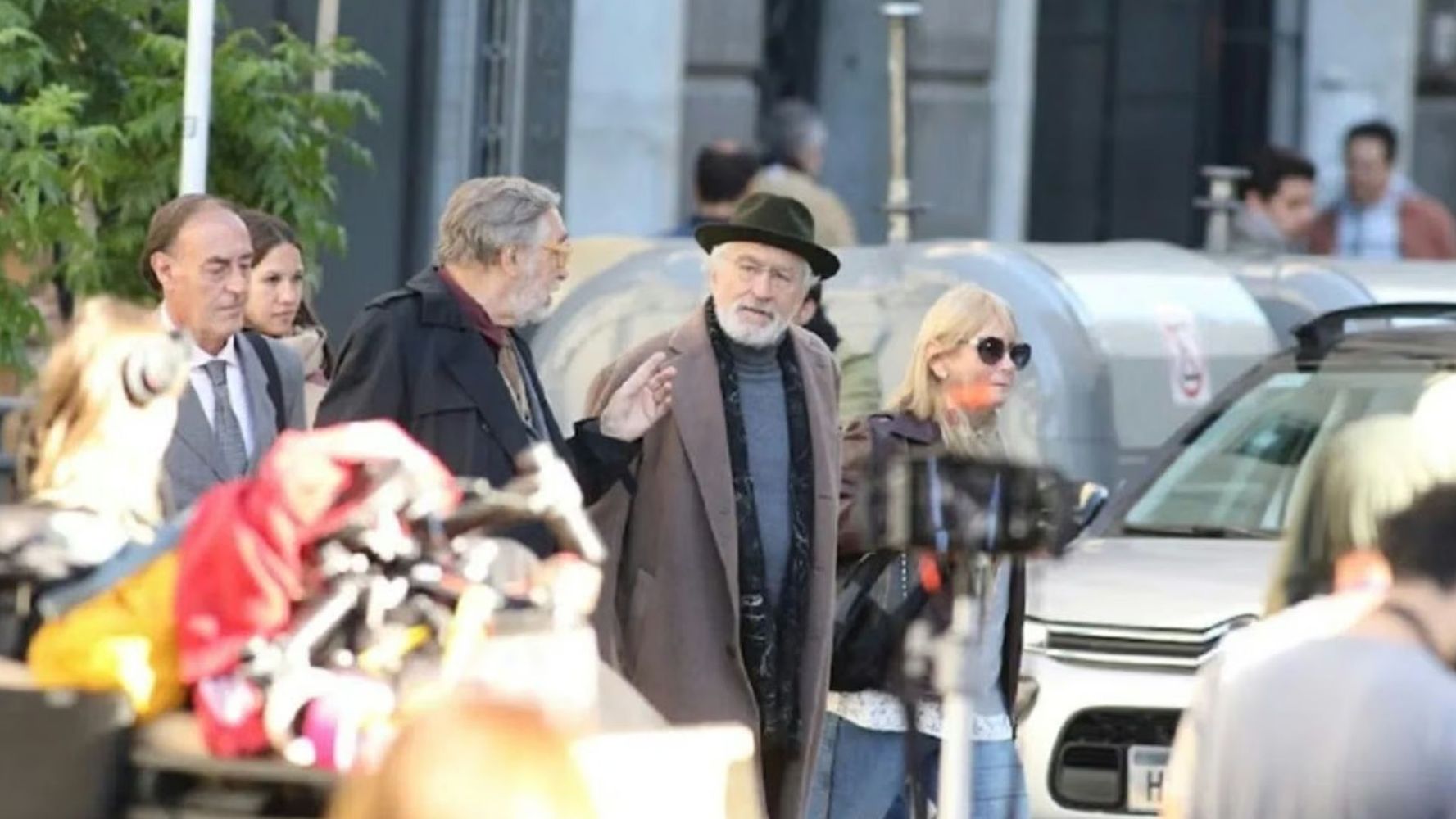 Robert De Niro grabando en Argentina.