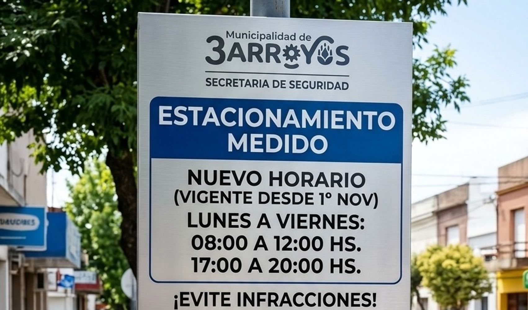 Estacionamiento medido Tres Arroyos