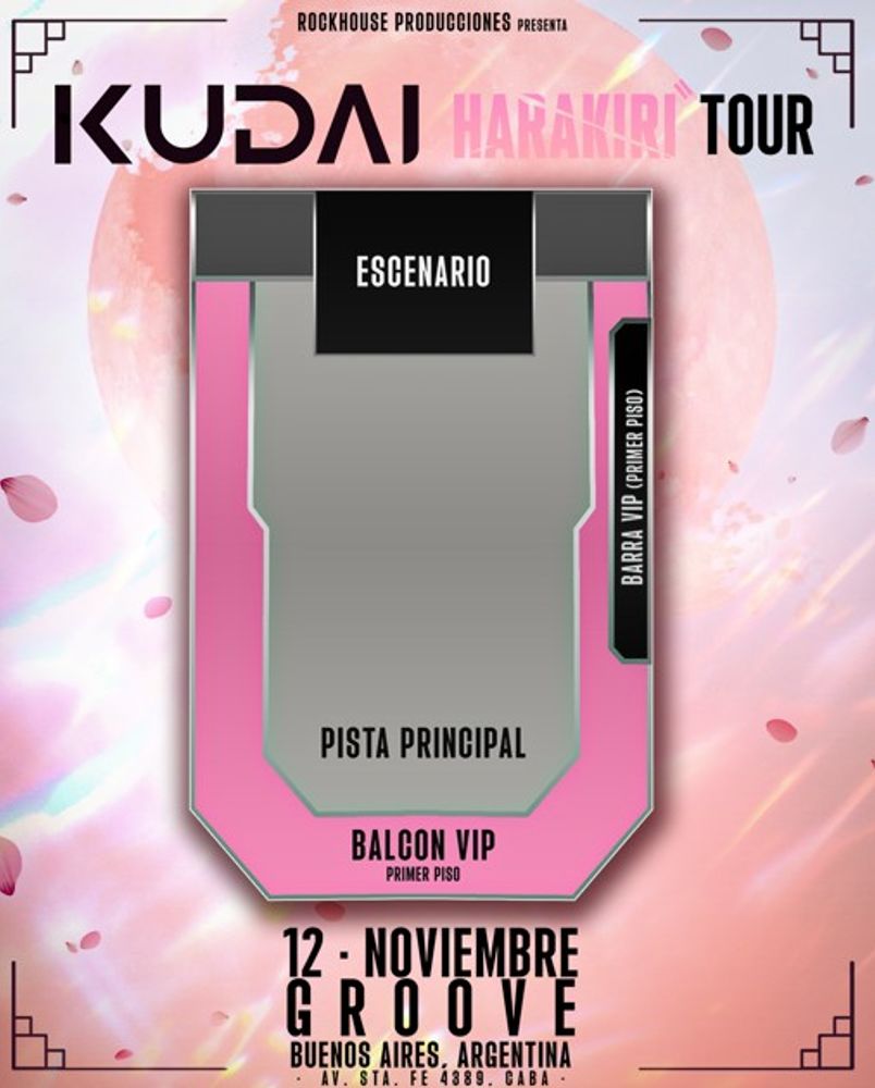 Kudai en Argentina 2026: precios de entradas y dónde comprarlas