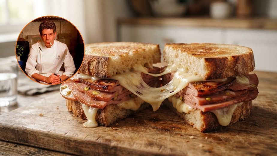 El sándwich favorito de Anthony Bourdain: la receta fácil del emparedado de mortadela y queso provolone