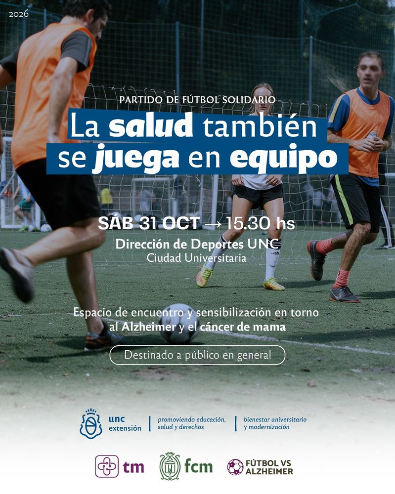 "La salud también se juega en equipo", la jornada de la UNC.