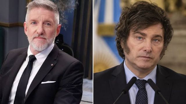 Novaresio le respondió a Milei