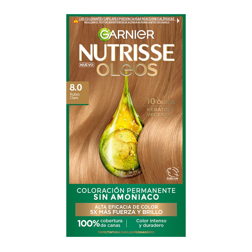 Garnier presentó Nutrisse Óleos, una línea de coloración permanente que combina diez óleos nutritivos con keratina vegetal y no contiene amoníaco.