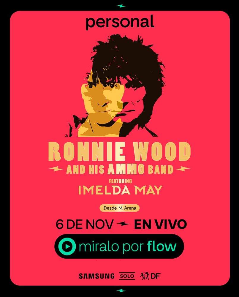 Ronnie Wood en Argentina 2026: cómo ver el show gratis en vivo por streaming