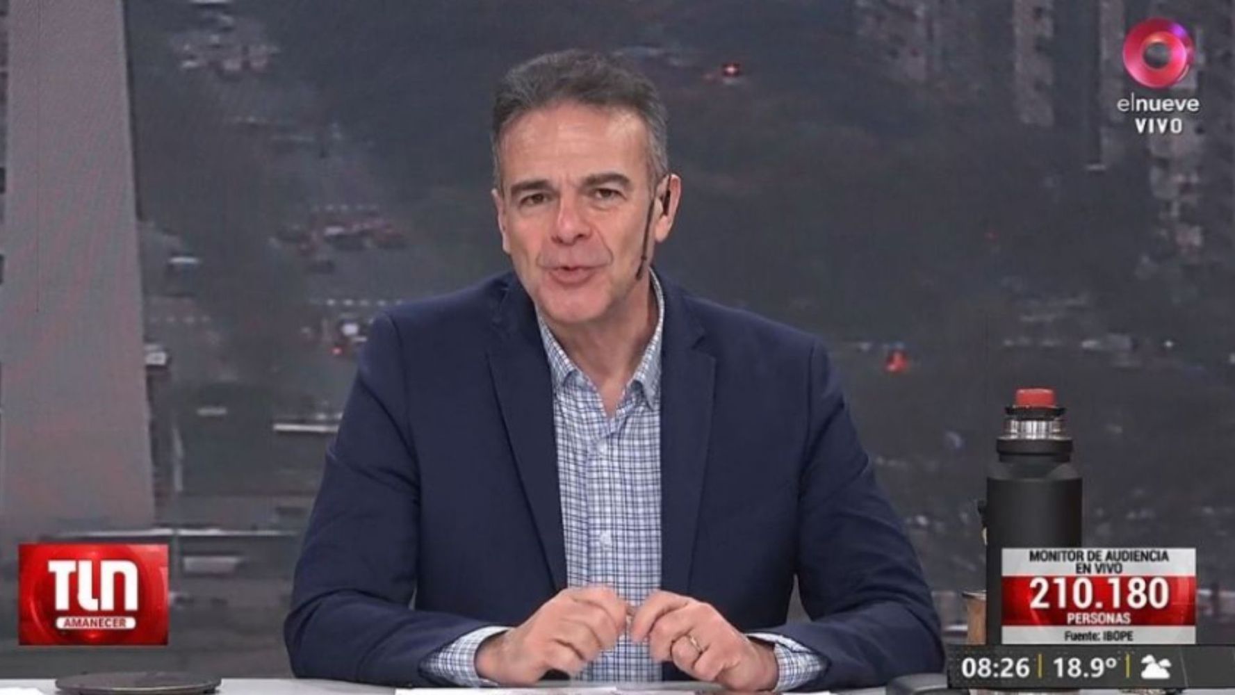 Telefe y Canal 9 empezaron a mostrar sus números de audiencia en vivo.