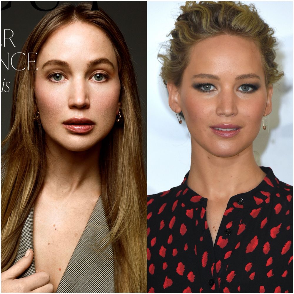 Jennifer Lawrence generó comentarios en las redes sociales por su aspecto en las fotos de su reciente entrevista.