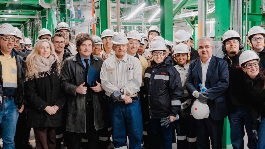 Milei inauguró la ampliación Fénix 1B y la planta Sal de Vida