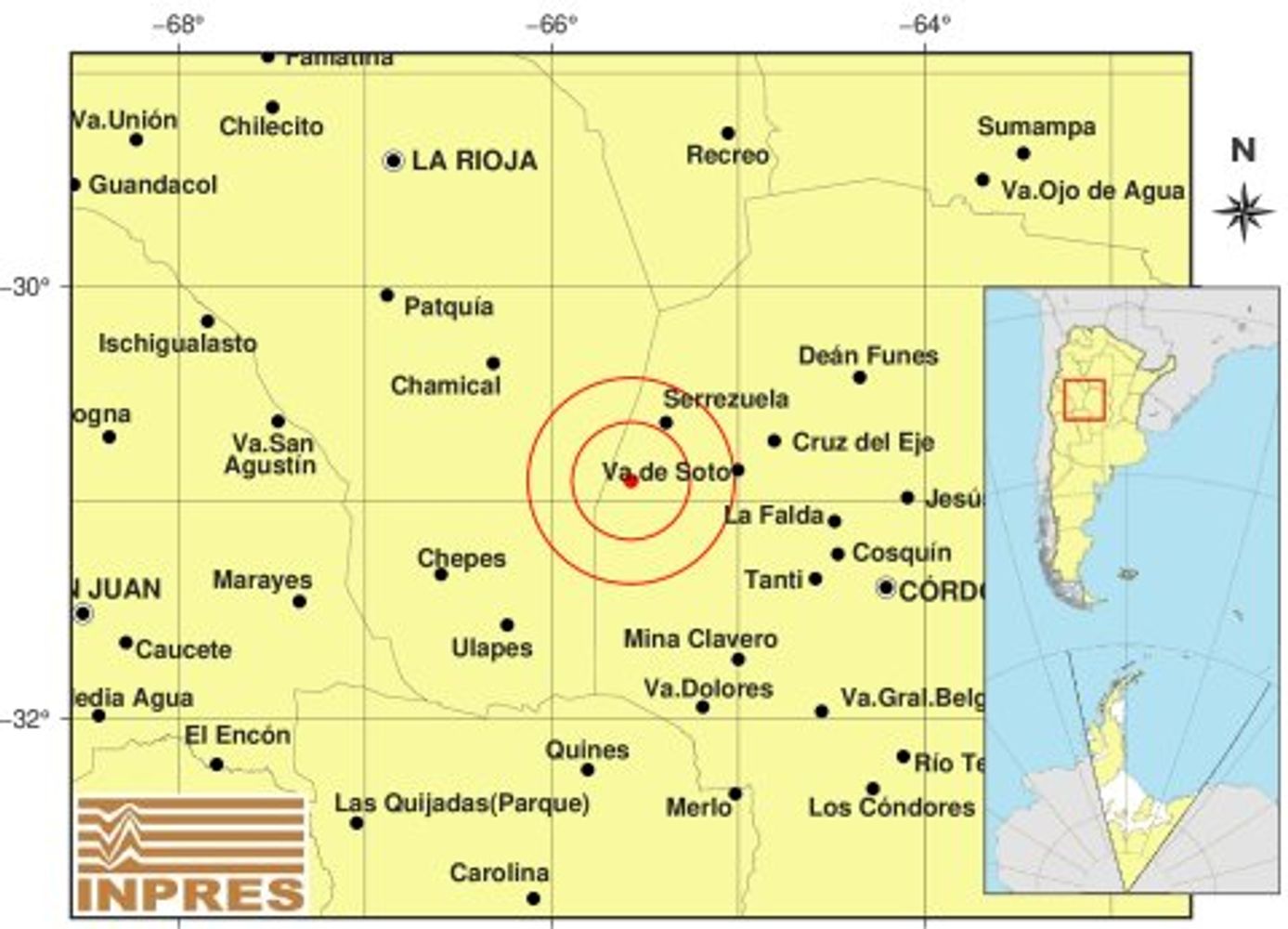 Temblor en Córdoba.