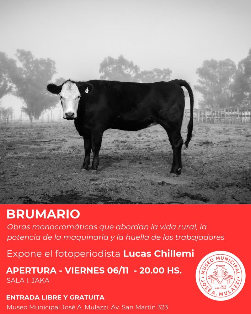 Museo Mulazzi: apertura de la muestra fotográfica "Brumario" de Lucas Chillemi