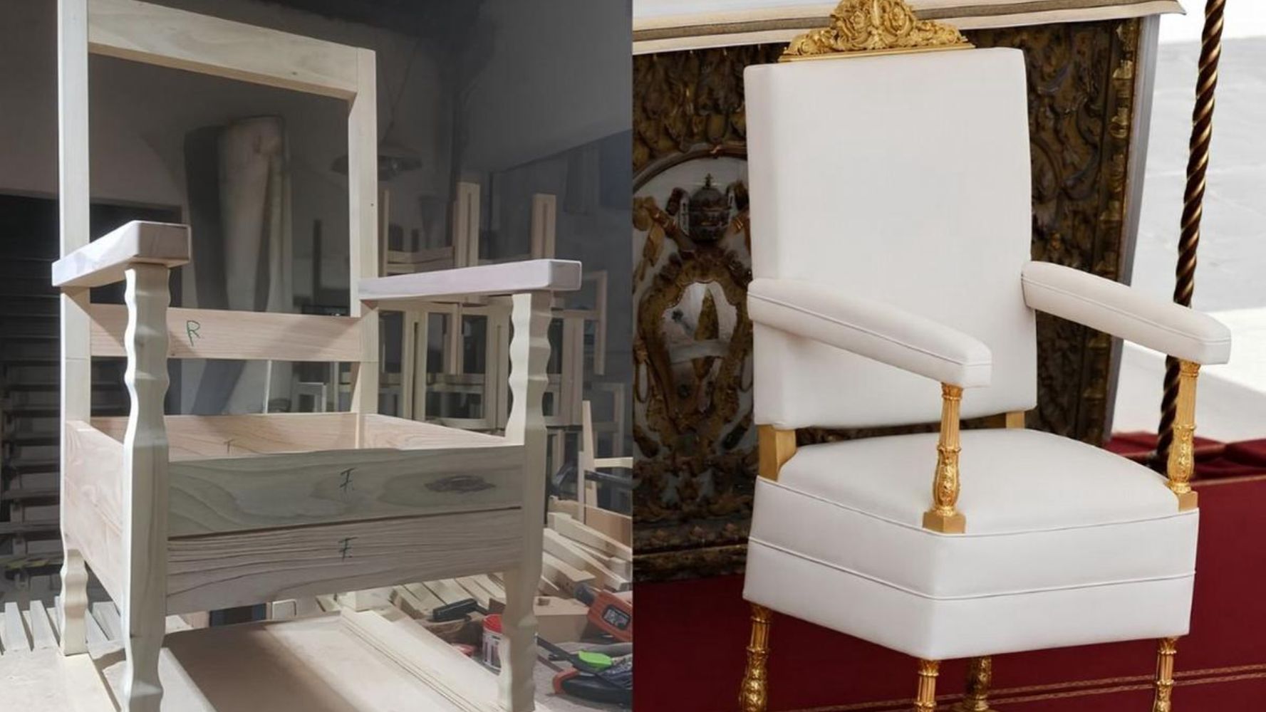 El papa León XIV tendrá un sillón fabricado en Santa Fe