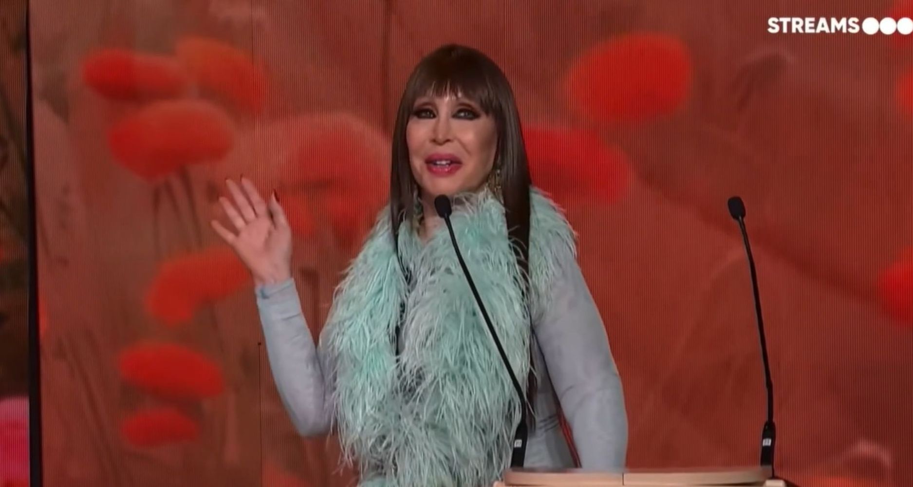 El gesto de Moria Casán con Grego Rosello