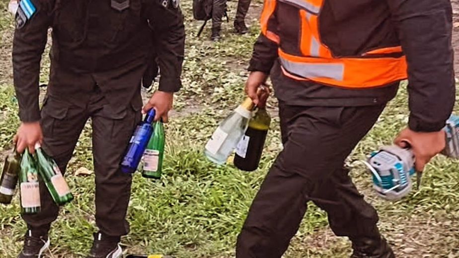 Burruyacu: requisa a hinchas de Platense deja alcohol y elementos punzocortantes
