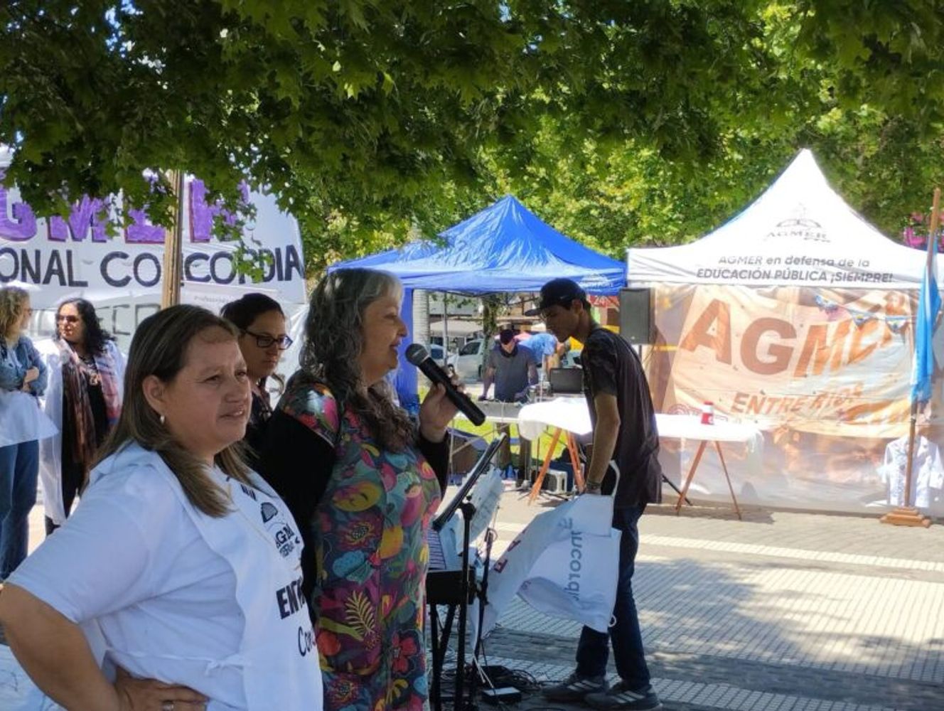 Paro docente adhesión en ER.