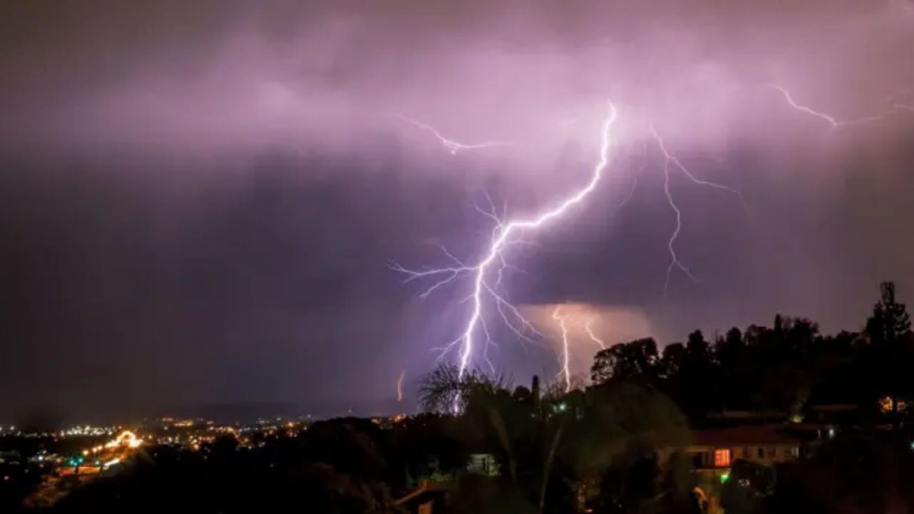 Tormenta eléctrica.