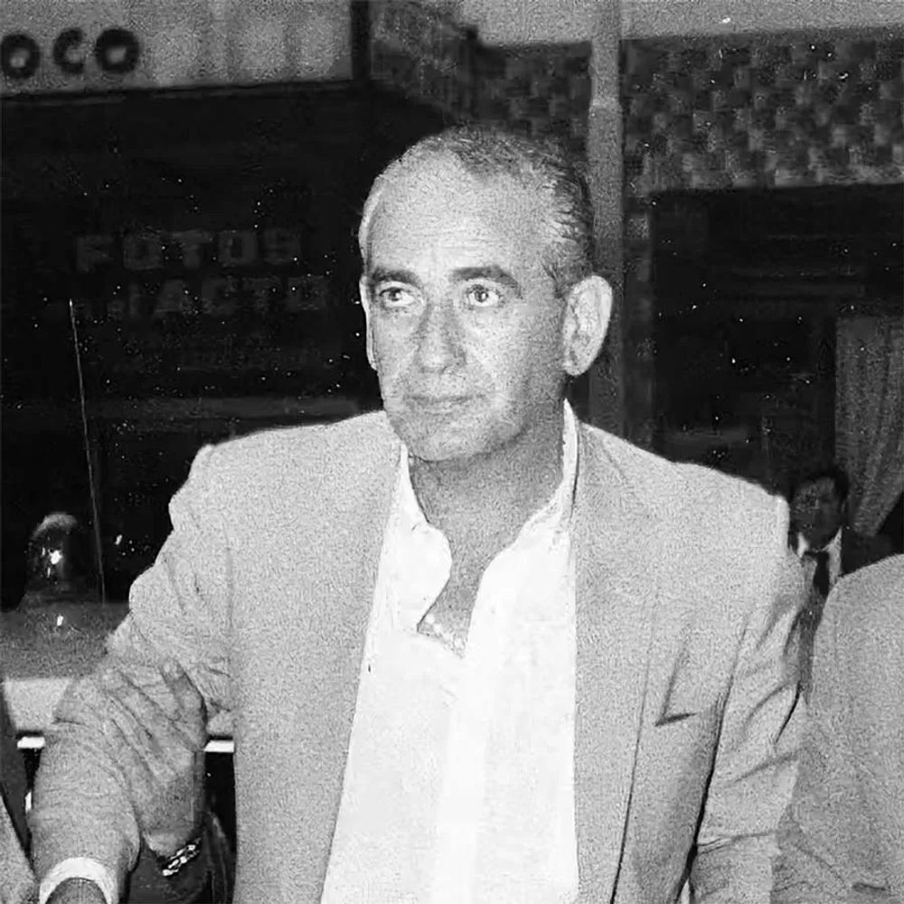 Una fotografía de archivo de Aníbal Gordon, figura central de la historia criminal argentina.