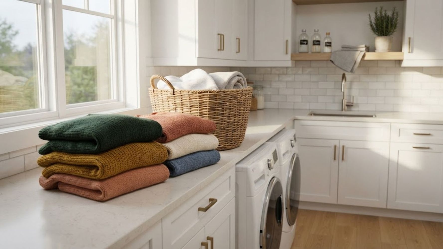 Lavado de sweaters.