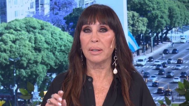 La emoción de Moria Casán en vivo