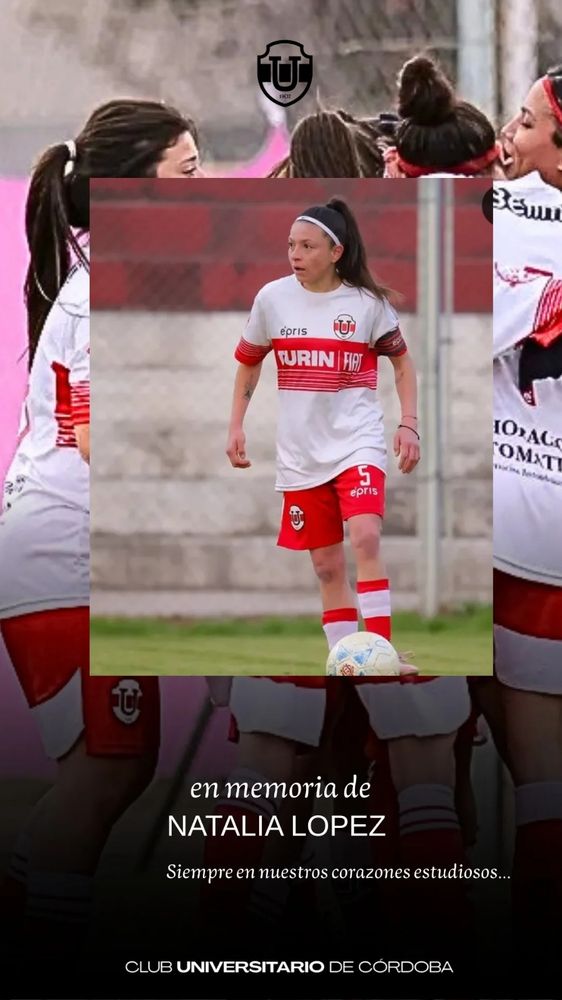 Universitario despidió a Natalia López.