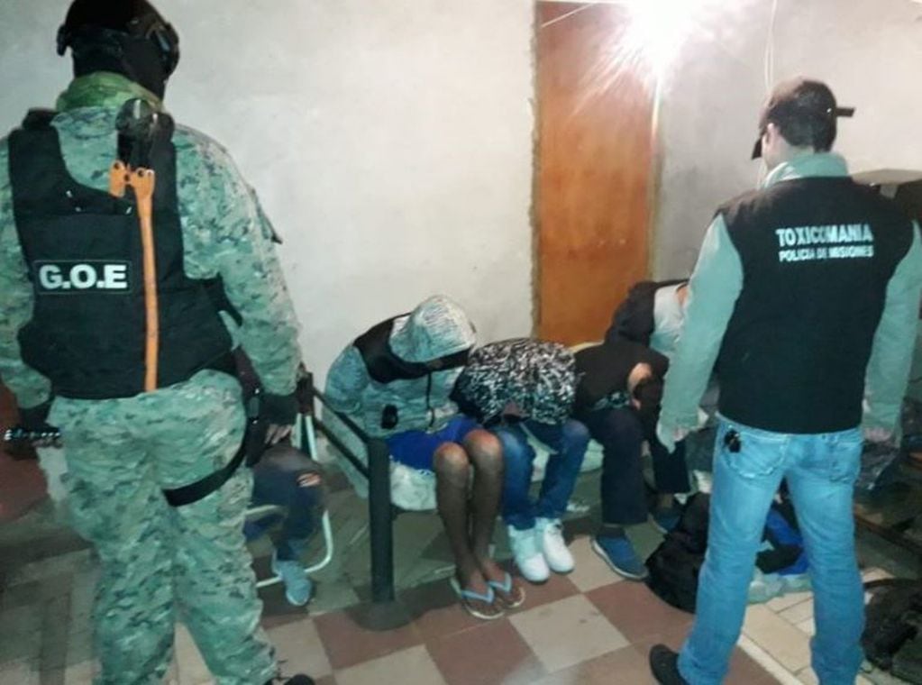 Megaoperativo contra el narcotráfico en Misiones. (Foto: Policía de Misiones)