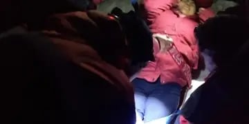 Rescataron a una mujer que se fracturó una pierna en Las Cuevas