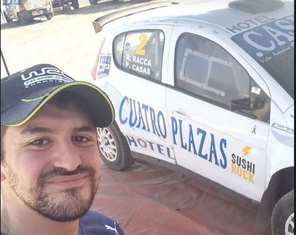 Pablo Casas navegante de Arroyito Rally Cordobés