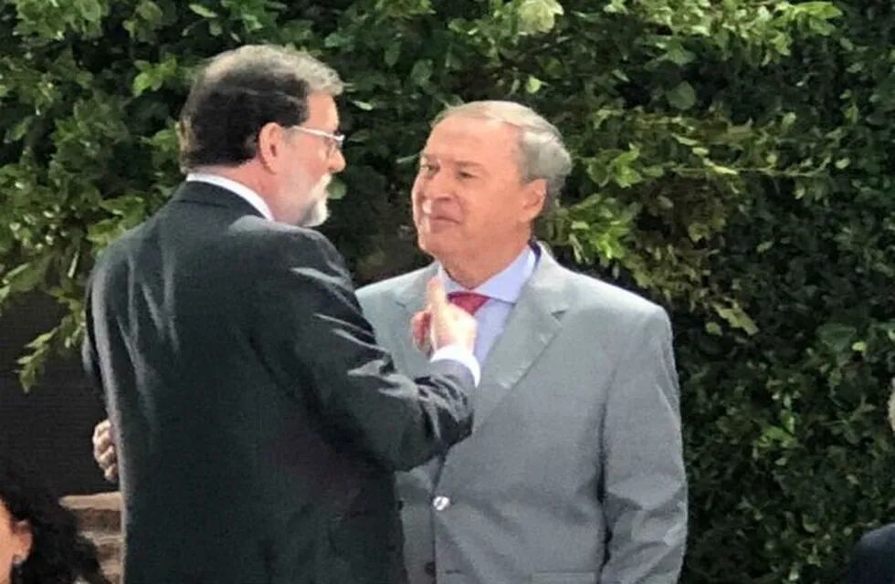 Schiaretti y Rajoy.