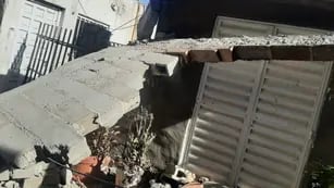 Derrumbe de una pared en Córdoba