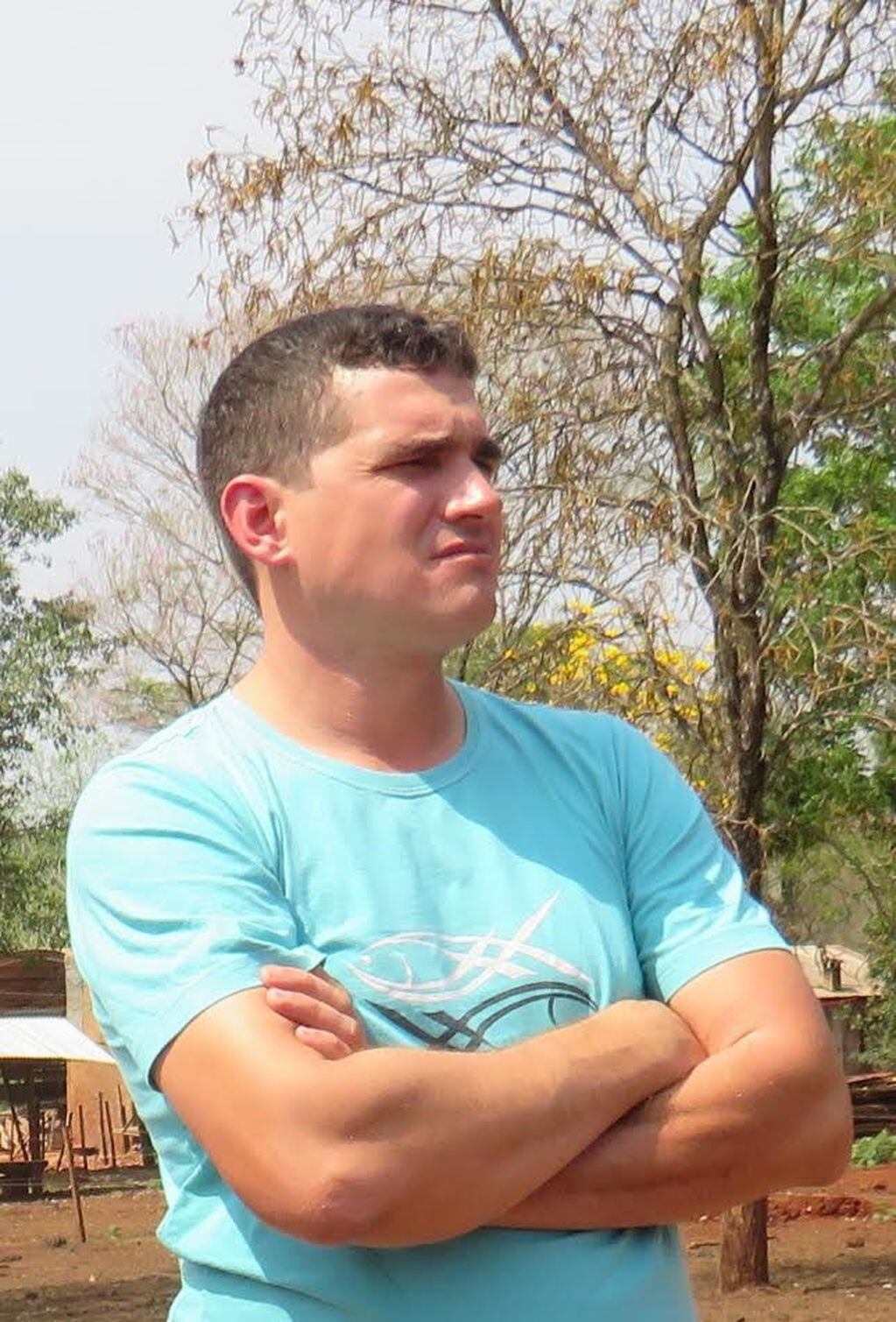 Darío Bruera productor agropecuario del norte de Misiones y  pesidente de la Asociación Ganadera Andresito, Darío Bruera, (Telenorte)