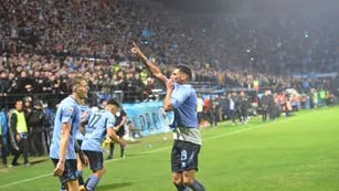 Video: gol de Franco Jara para el tercero de Belgrano, con festejo inconcluso.
