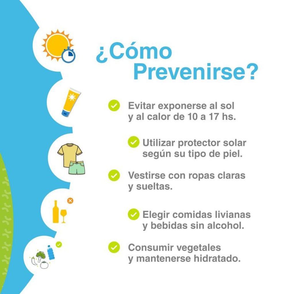 Prevención contra los golpes de calor