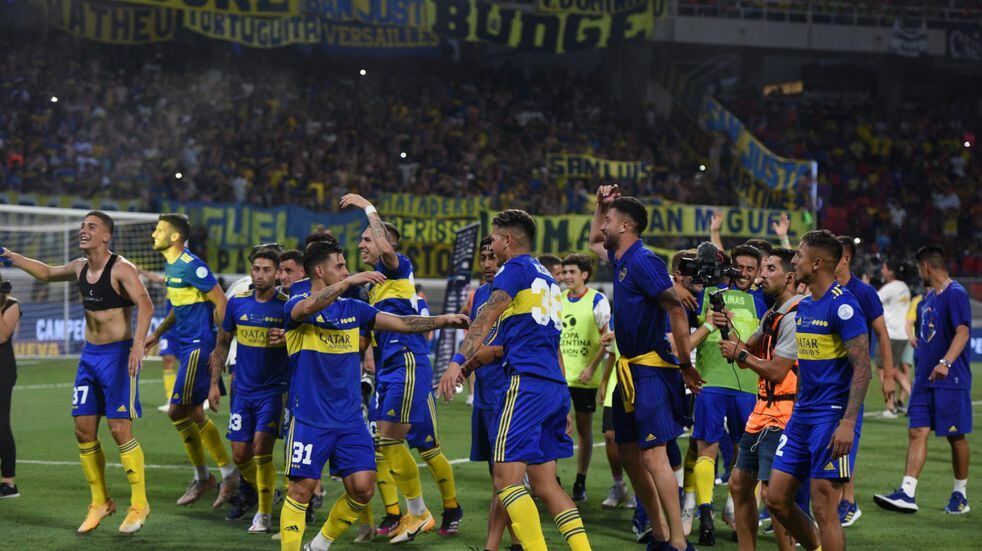 Boca es el campeón de la Copa Argentina, tras superar por penales a Talleres, en Santiago del Estero. (Facundo Luque, Enviado especial)