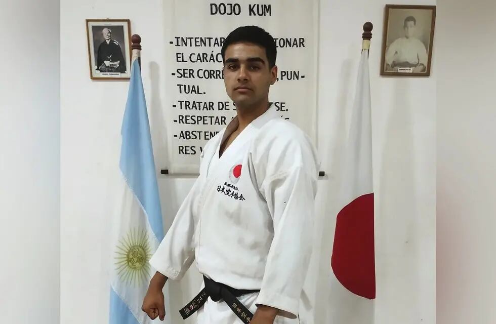 Gonzalo Aguilar integrará la Selección Argentina de Karate JKA