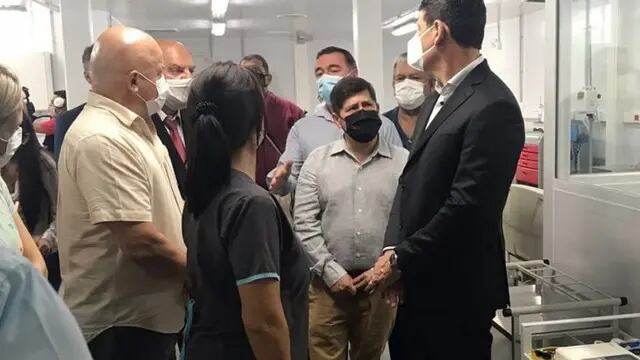 Visita de autoridades nacionales al Hospital Modular de Puerto Iguazú