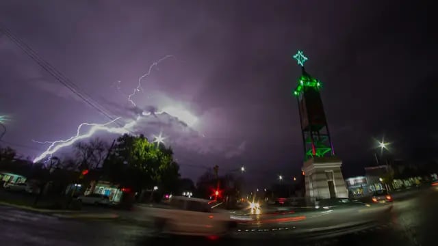 Foto tormenta en Malargüe captada por Daniel Dubrowski
