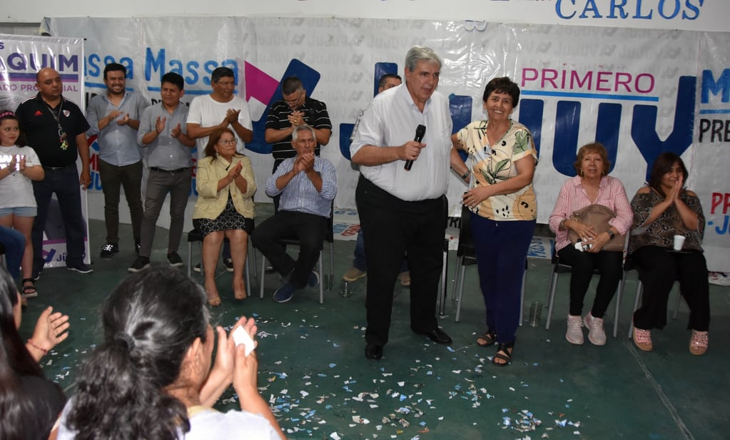 "En las elecciones generales obtuvimos 150 mil votos: somos los que definimos la política de Jujuy", aseguró Haquim en el plenario del partido Primero Jujuy.
