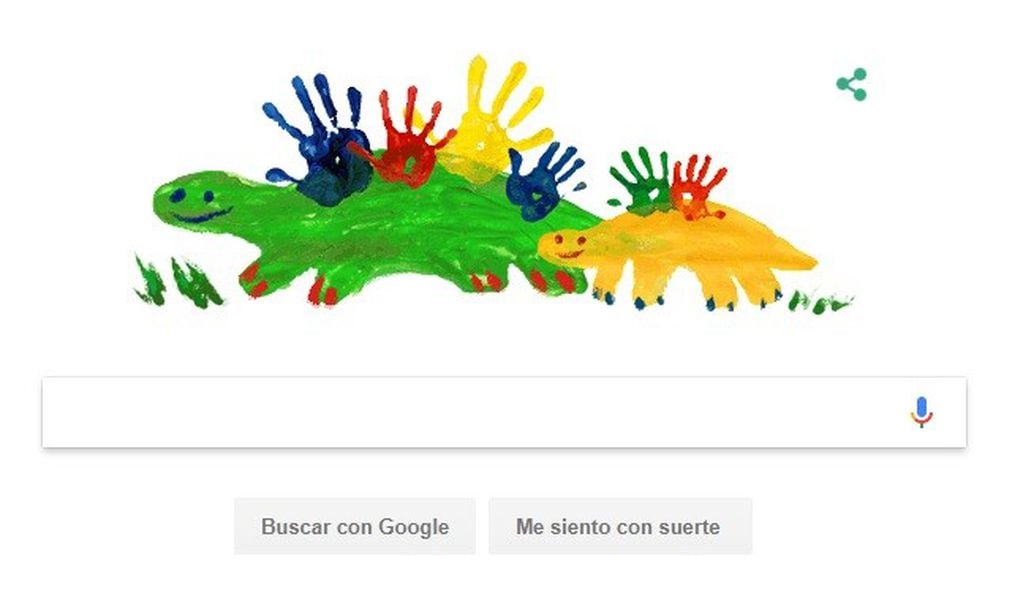 Doodle de Google por el día de la madre (Web)