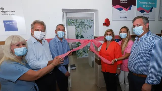 Inauguraron una sala de oncología en el Hospital de Rafaela