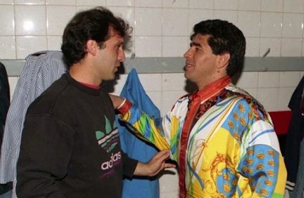 El rosarino y el astro fueron compañeros en 1993. (El Heraldo de San Luis Potosí)