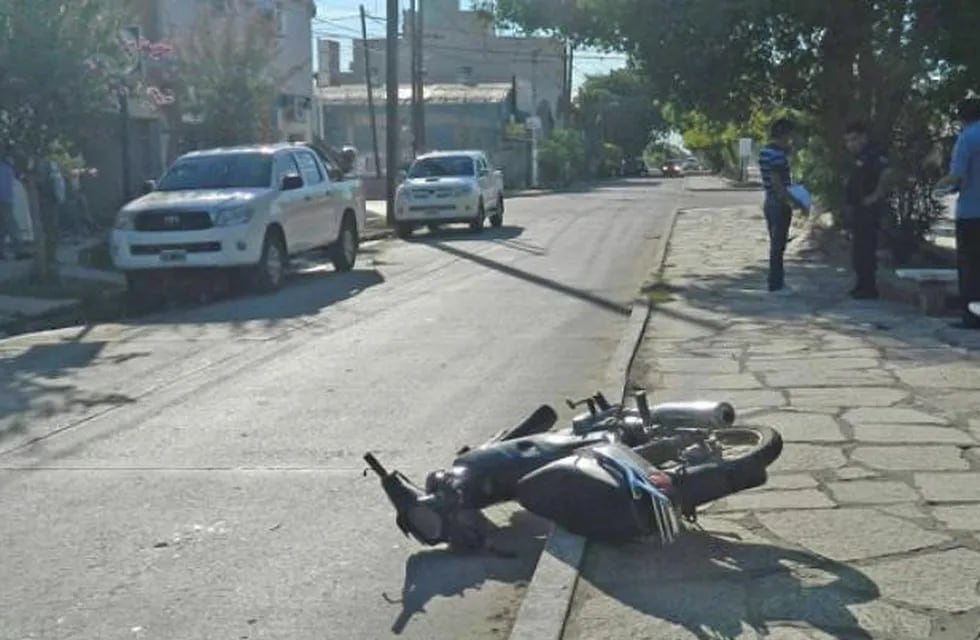 Las dos mujeres que iban en la moto quedaron gravemente heridas. Imagen Ilustrativa.
