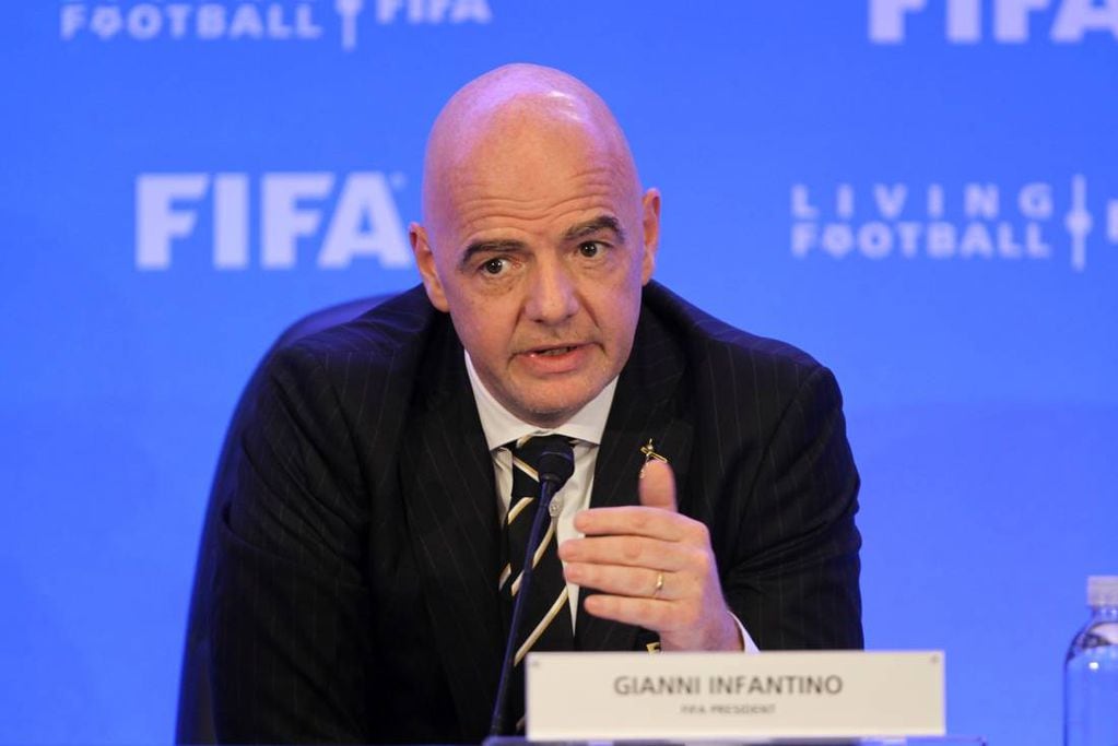 Infantino, presidente de la FIFA.