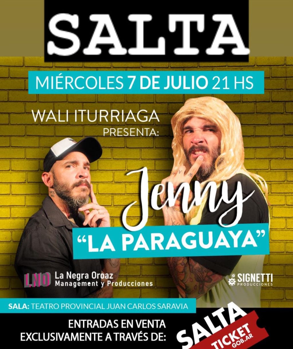 El artista se presenta el miércoles 7 de julio en el Teatro Provincial Juan Carlos Saravia.