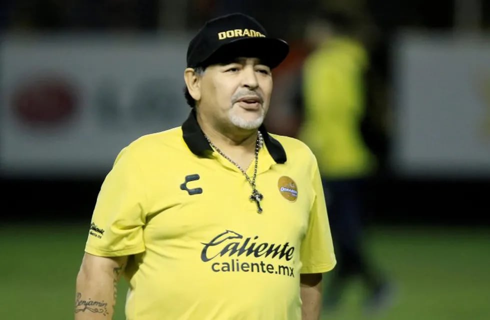 Diego Maradona reveló las primeras imágenes del documental sobre su vida. (REUTERS)