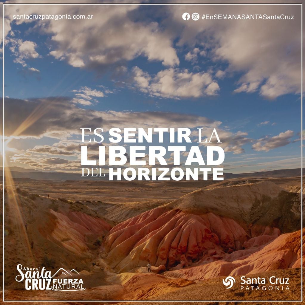 El gobierno de Santa Cruz junto a las localidades turísticas de la provincia ofrecen descuentos en Semana Santa.