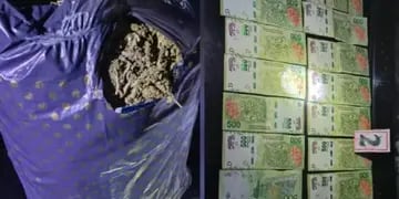 Aristóbulo del Valle: incautan marihuana y dinero en efectivo tras un operativo policial